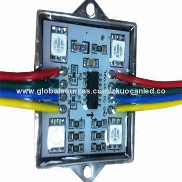 Waterproof 4 LEDs WS2801 Smart Pixel RGB LED Module