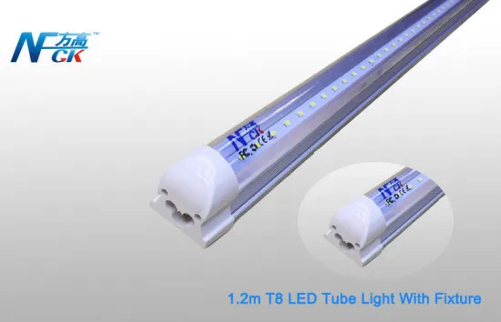 Aluminum 3000k 1600lm Smd 18w T8 Led Tube Light , High Cri G13 Led Tube