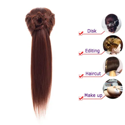 Wholesale Synthetic Mannequin Training Head  For Hairdresser Hair Cut Training Head  for Training Braiding Hair