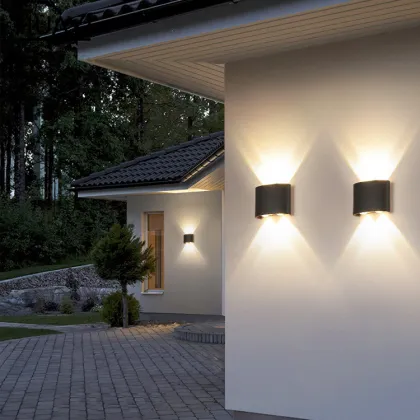 HUAYI Up and Down Lighting Aluminum LED Wall Lamp