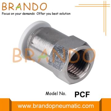 1/8'' 1/4'' Female Straight Push-In Pneumatic Hose Fitting