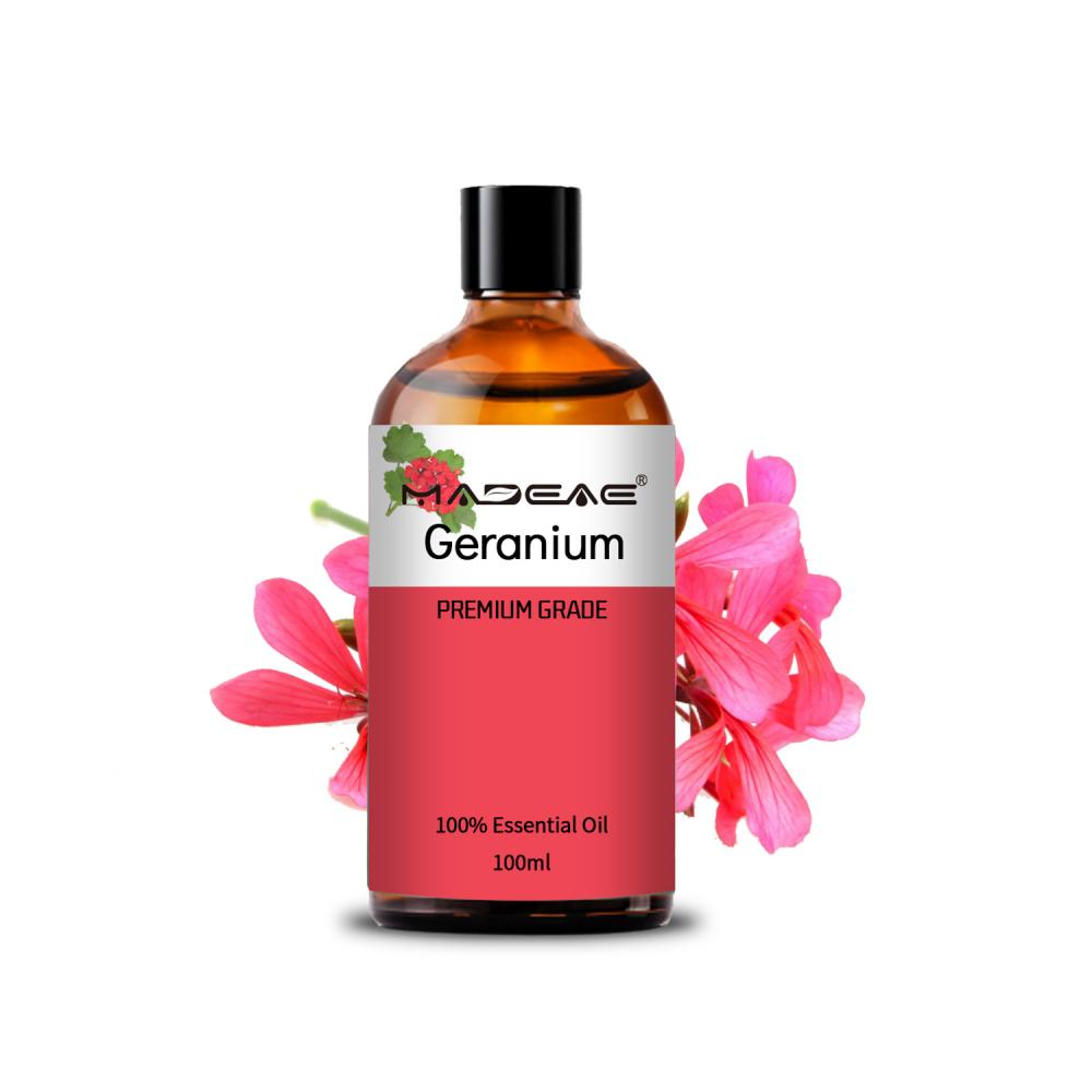 Aroma aroma minyak geranium organik minyak esensial untuk diffuser
