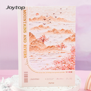 Wholesale Distant Mountain Sunset B5 Notebook with Lined Pages