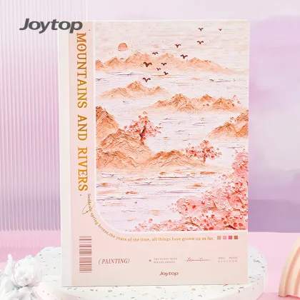 Wholesale Distant Mountain Sunset B5 Notebook with Lined Pages