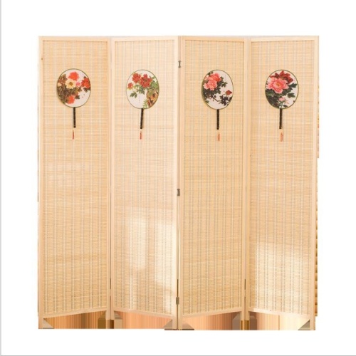 Floding Room Divider Wood restaurant decorative room divider 4 panels Supplier