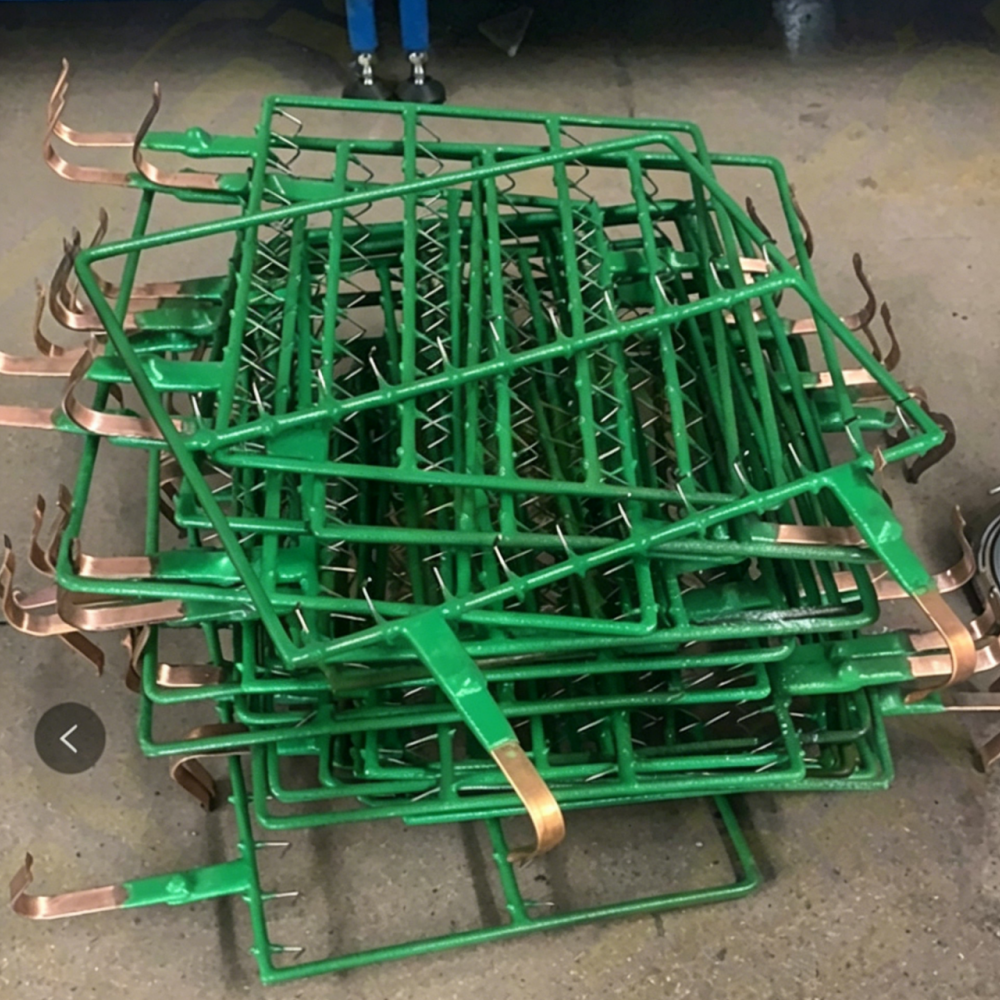 PVC coated electroplating jig