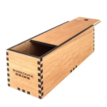 Customizable Wooden Slide Box for Wine Bottles