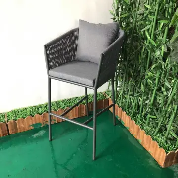 Light Luxury French Bistro Stackable Outdoor Rattan Chair