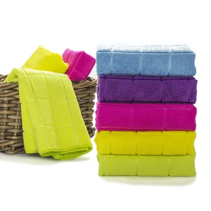 Grid Texture Kitchen Cloth for Efficient Cleaning