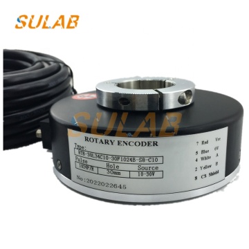 Title: "HOUDE Rotary HTB-30L34C10-30F1024B-S8-C10 Elevator Lift Spare Parts - 30mm & 40mm Main Traction Machine