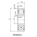 Глубокие шариковые подшипники SS625