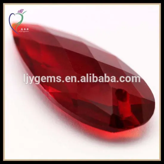 Ruby Prices CZ Pear Ruby Stone Quality Reliable