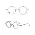 Round Frame Titanium Designer Glasses Womens Mens