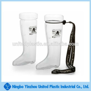 plastic boots yard glass