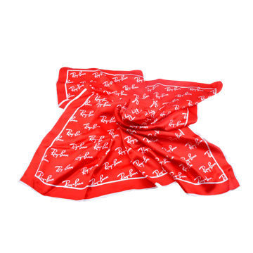 Silk Satin Hand-printed Scarves