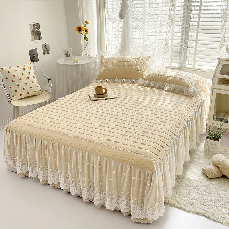 Lace Ruffled Bed Skirt 7 Jpg