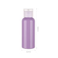 wholesale 30ml 50ml 60ml 100ml colors plastic empty pet flat bottles for soap liquid lotions with screw lid