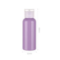 Groothandel 30 ml 50 ml 60 ml 100 ml kleuren Plastic lege huisdier platte flessen voor zeepvloeistoflotions met schroefdeksel