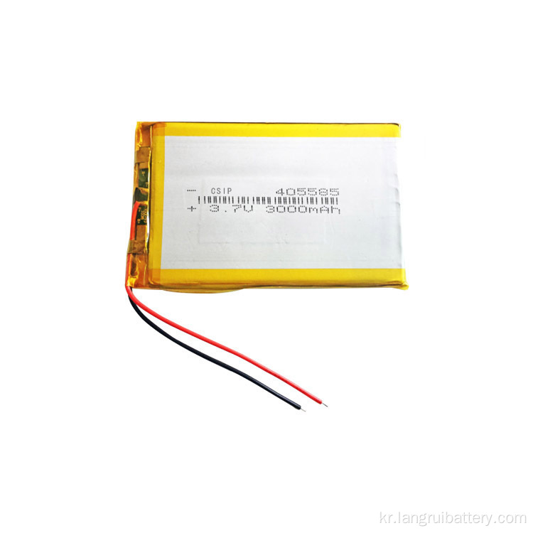 3.7V Li -Polymer 배터리 (3000mAh) - 헤드폰, 전동 공구