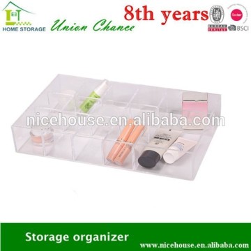 Yiwu eco-friendly jewelry clear acrylic makeup organizer