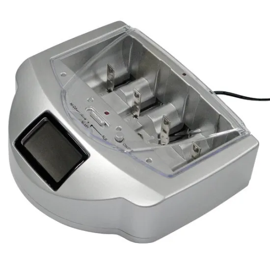 9v Nicd / Lithium / Alkaline Battery Recharger With Two Usb Ports
