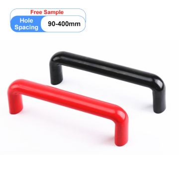 180mm Red Bakelite Insulation Anti-Static Oval U Shape Handle untuk Peralatan Perindustrian