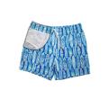 Impressão de impressão de trechos rápidos de shorts de praia masculinos