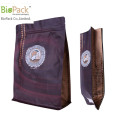 Resealable Flap Bottom Coffee Bean Packing Bag