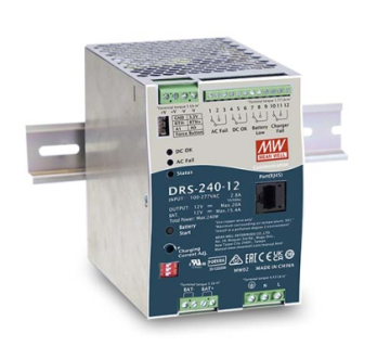 DIN Rail Power Supply 240W 24V يعني Well DRS-240-24