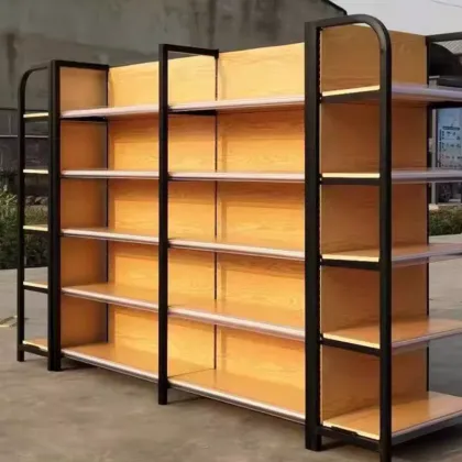 Sturdy Four-Column Supermarket Rack