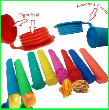 New Silicone Ice Cream Pop Maker with Lid