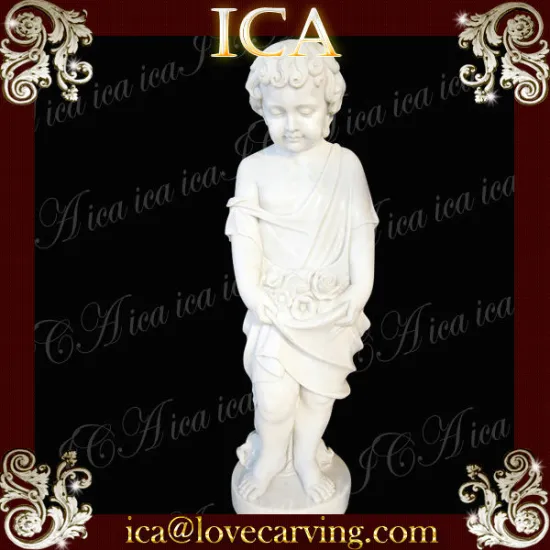 marble carved monuments boy R0725
