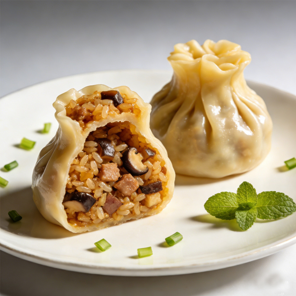 Вкусные свежие свиные грибы ручной работы Шаомай ручной работы