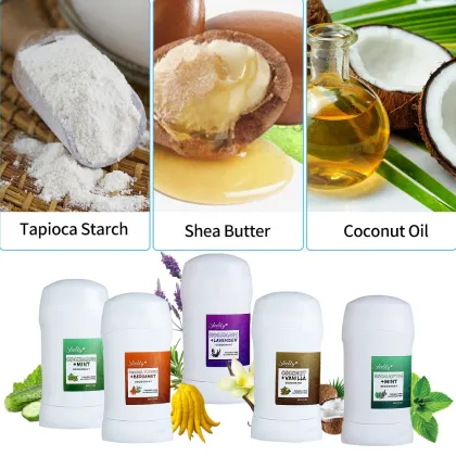 Aluminum-Free Natural Organic Antiperspirant Deodorant Stick - 60g Custom Deodorant