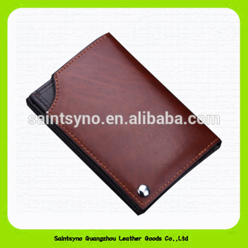 14179 D New arrival genuine leather rotate card holder for men