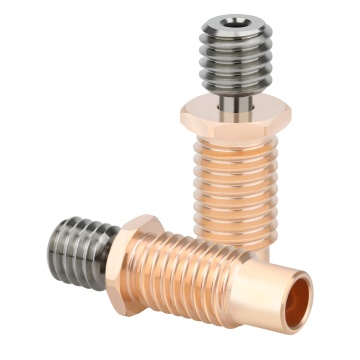 V6 Heatbreak Upgrade Bi-Metal Throats Tube for 3D Printer Hotend