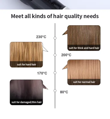 Black Titanium Tourmaline Steam Hair Straightener