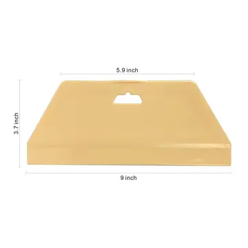 Plastic scraper for wallpaper decoration construction