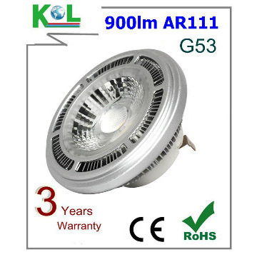 Factory high Cost-effective AR111 LED Spotlight (G53/GU10,900-950LM)