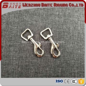 Baite Rigging Hardware nickel plated metal handbag use zinc alloy die cast Swivel eye Snap bag Hooks