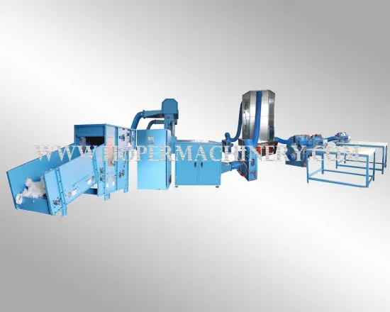 Ball fiber making machine