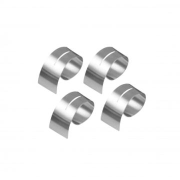 4pcs cincin tuala keluli tahan karat