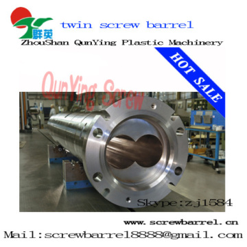 Doppia Twin parallelo vite canna bimetallico doppia vite parallele barile per estrusore foglio di Pvc