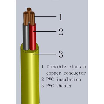 PVC Insulated and Sheathed Flexible Electric wires (H03VV-F CE)