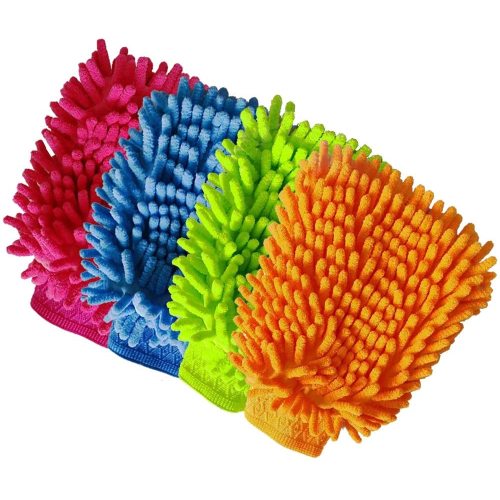 microfiber chenille car wash gloves