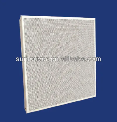 perforated metal acoustic false ceiling