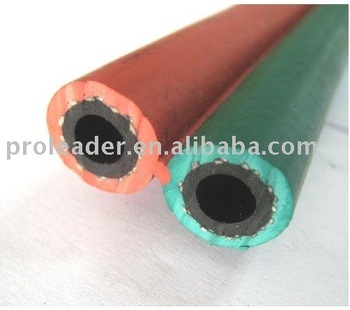 Low pressure rubber welding twin hose