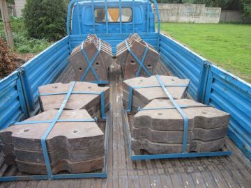 Hrc53 Ni-hard Liners For 9×14 Ac Rod With More Than 5j Impact Value
