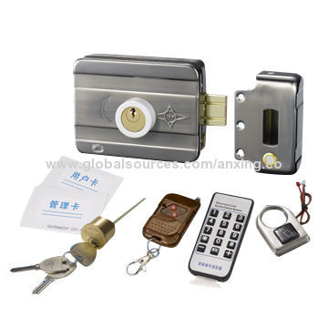 Remote Control Intelligent Electric Gate Lock with LED Light