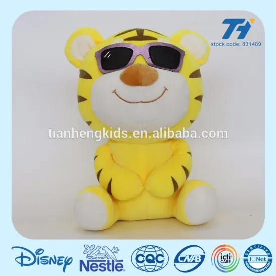 Hawaii Series tiger type Animal Plush Material soft toy for children gift